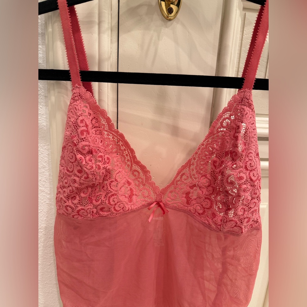 Victoria's Secret Pink Lace Chemise